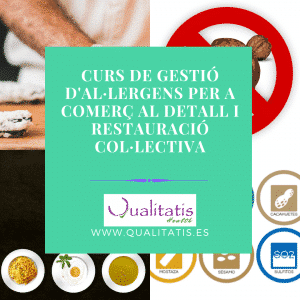 Curs gestió d'al·lèrgens per a comerç a l'detall i restauració col·lectiva.