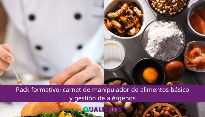 Pack formativo: Curso de manipulador de alimentos básico y alérgenos.