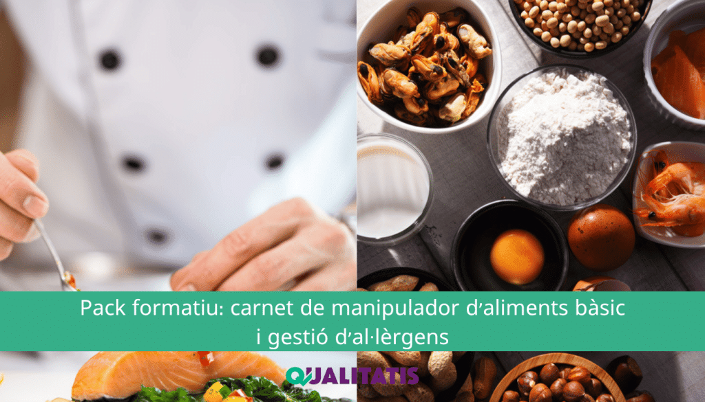 Pack formatiu: carnet de manipulador d'aliments bàsic i gestió d'al·lèrgens